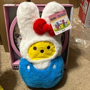 Hello Kitty Plush with Blue Outfit
